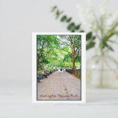 Briefkaart 9 - Washington Square Park, NYC (Staand voorkant)