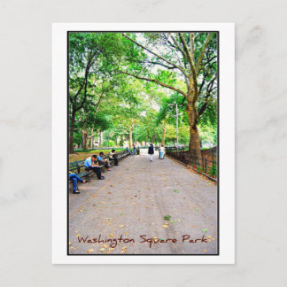 Briefkaart 9 - Washington Square Park, NYC