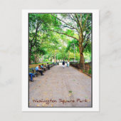 Briefkaart 9 - Washington Square Park, NYC (Voorkant)