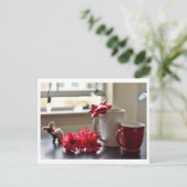 briefkaart "A cup of LOVE" (Staand voorkant)