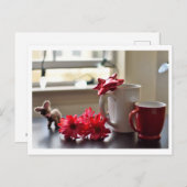 briefkaart "A cup of LOVE" (Voorkant / Achterkant)