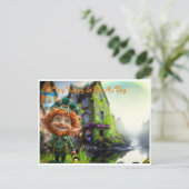 Briefkaart A Saint Patrick's Day (Staand voorkant)