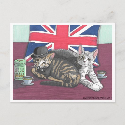 Briefkaart: A Spot Tea (Tricia) Briefkaart (Voorkant)