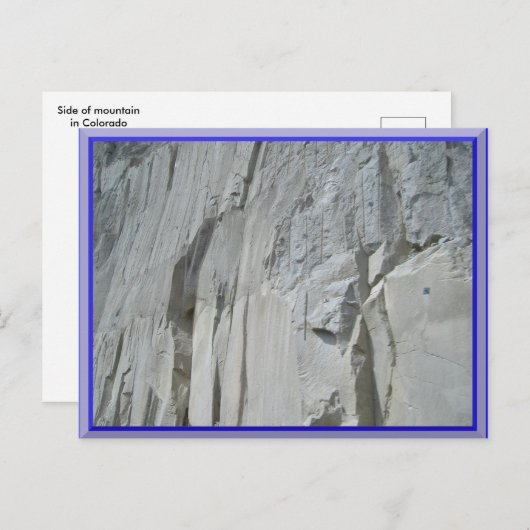 Briefkaart aan de bergzijde (Voorkant / Achterkant)