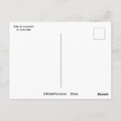 Briefkaart aan de bergzijde (Achterkant)