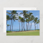 Briefkaart aan de kust van Hawaï (Voorkant / Achterkant)