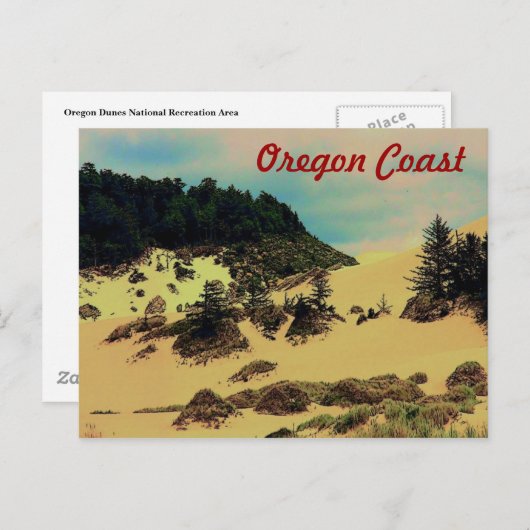 Briefkaart aan de oregonkust (Dunes) (Voorkant / Achterkant)