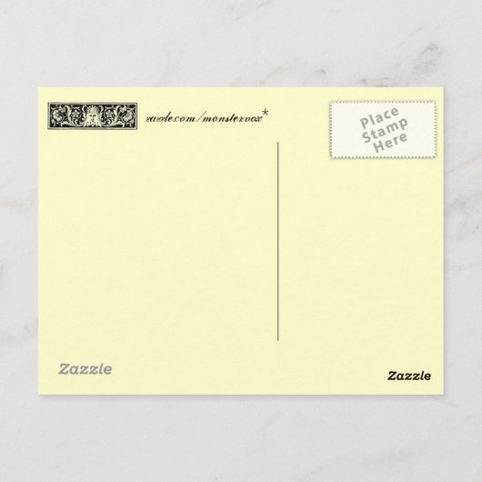 Briefkaart aan de rand (Achterkant)