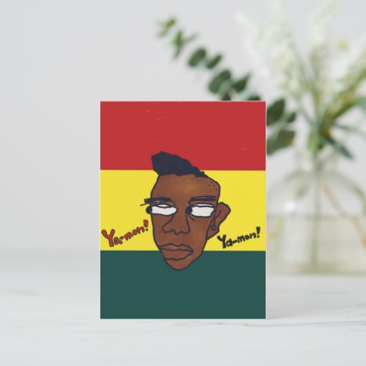 briefkaart aan de rand (Staand voorkant)