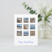 Briefkaart aan de zeezijde (Staand voorkant)