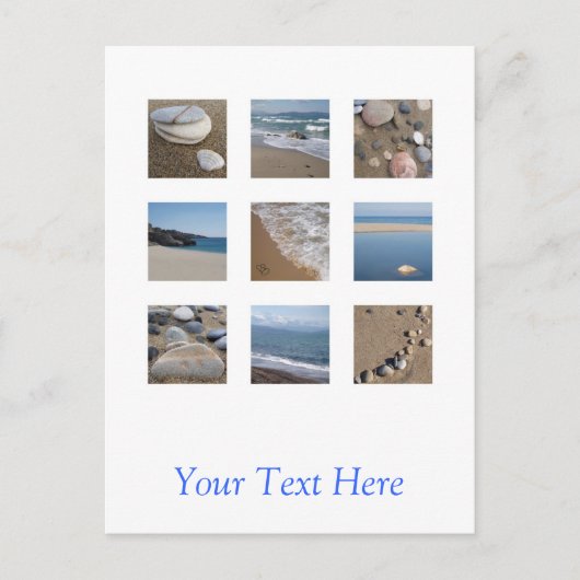 Briefkaart aan de zeezijde (Voorkant)