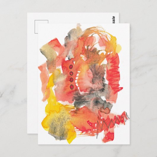 Briefkaart aan het einde van de zomer (Voorkant / Achterkant)