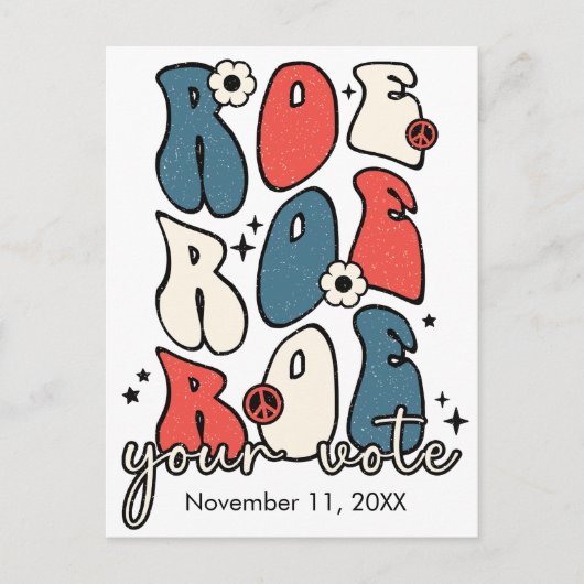 Briefkaart aan kiezers Abortusrechten Custom Brief (Voorkant)