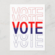 Briefkaart aan kiezers Classy Voter Briefkaart