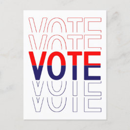 Briefkaart aan kiezers Classy Voter Briefkaart