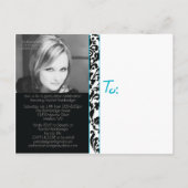 Briefkaart Aangepaste bestellingsgraad (Achterkant)