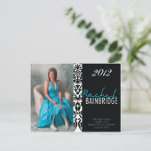 Briefkaart Aangepaste bestellingsgraad (Staand voorkant)