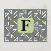 Briefkaart Aangepaste driehoeken (Voorkant)