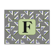 Briefkaart Aangepaste driehoeken