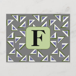 Briefkaart Aangepaste driehoeken