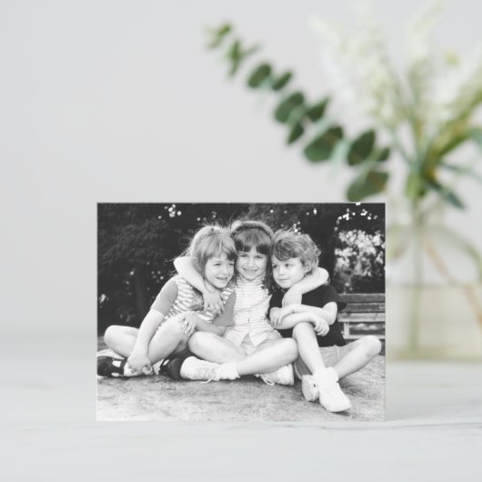 Briefkaart Aangepaste foto (Staand voorkant)