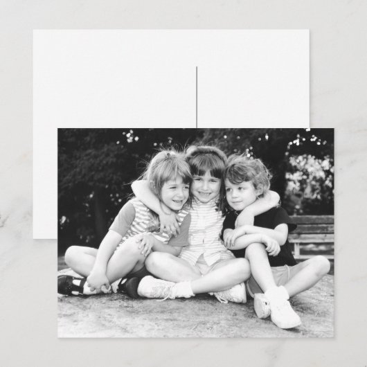 Briefkaart Aangepaste foto (Voorkant / Achterkant)