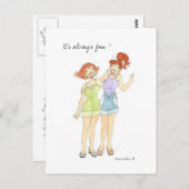 Briefkaart Aangepaste retourzending (Voorkant / Achterkant)