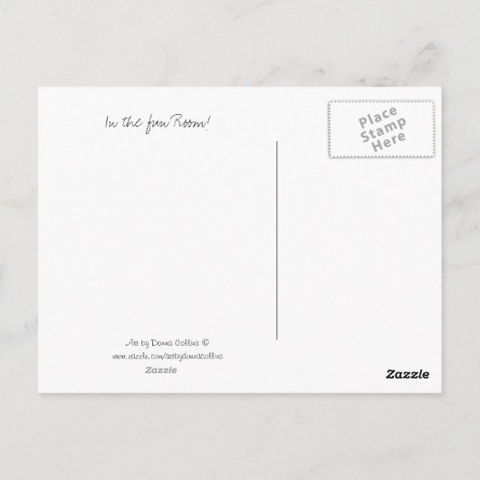 Briefkaart Aangepaste retourzending (Achterkant)