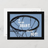 Briefkaart "Aanmoedigingsdroom" (Voorkant / Achterkant)