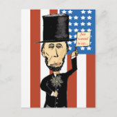 Briefkaart Abraham Lincoln (Voorkant)