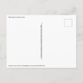 Briefkaart Abraham Lincoln (Achterkant)