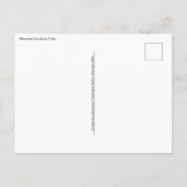 Briefkaart Abraham Lincoln (Achterkant)