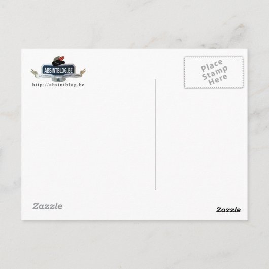 Briefkaart Absinthe Duval (Achterkant)