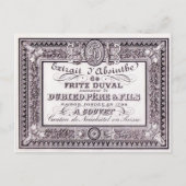 Briefkaart Absinthe Duval (Voorkant)