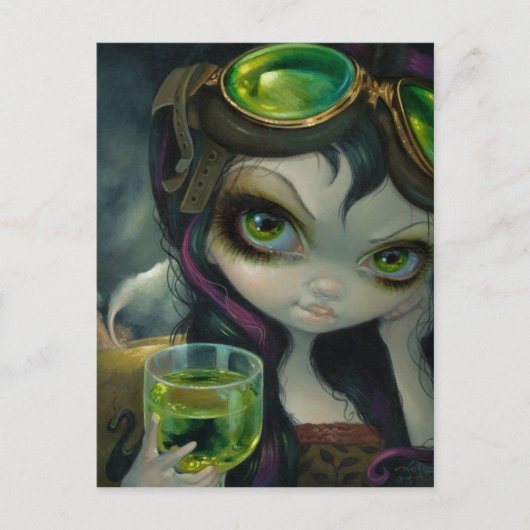 briefkaart "Absinthe Goggles" (Voorkant)