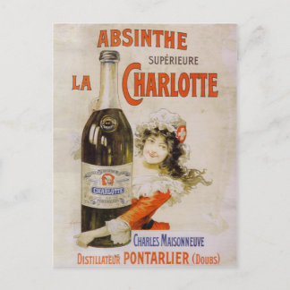Briefkaart Absinthe La Charlotte
