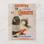 Briefkaart Absinthe La Charlotte (Voorkant)