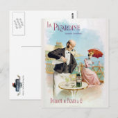 Briefkaart Absinthe La Picardine (Voorkant / Achterkant)