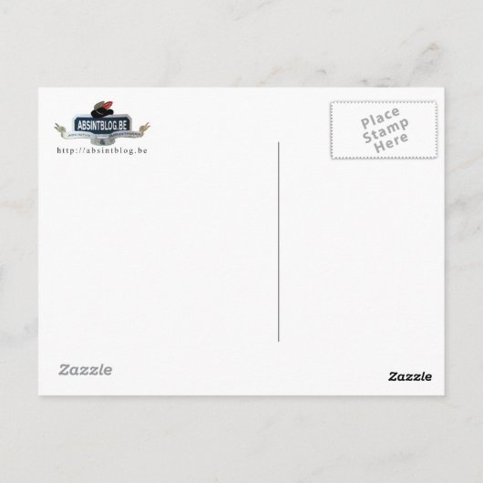 Briefkaart Absinthe La Picardine (Achterkant)