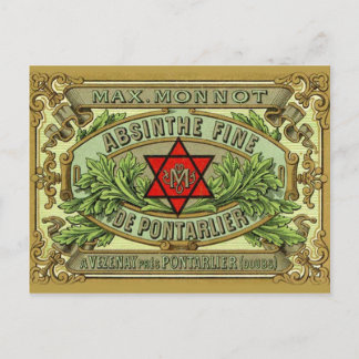 Briefkaart Absinthe Monnot