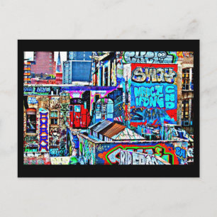 Briefkaart-Abstract/Misc-Graffiti Galerij 6 Briefkaart