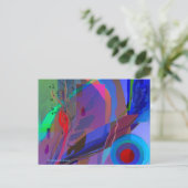 briefkaart abstract Uitzicht (Staand voorkant)