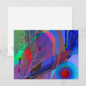 briefkaart abstract Uitzicht (Voorkant / Achterkant)
