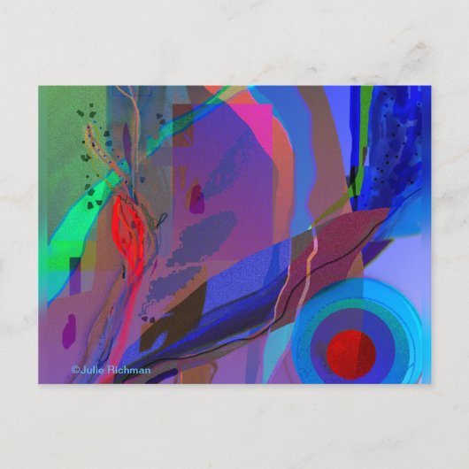 briefkaart abstract Uitzicht (Voorkant)