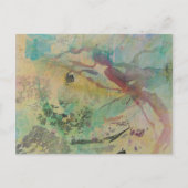 Briefkaart abstracte kunstschilderkunst (Voorkant)