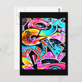 Briefkaart-Abstracte/Misc-Graffiti Galerie 7 Briefkaart (Voorkant / Achterkant)