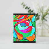 Briefkaart-Abstracte/Misc-Graffiti Galerij 106 Briefkaart (Staand voorkant)