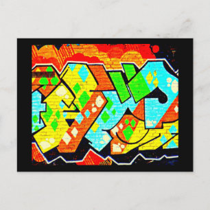 Briefkaart-Abstracte/Misc-Graffiti Galerij 19 Briefkaart