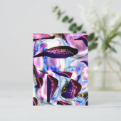 Briefkaart abstracte Oceaan (Staand voorkant)