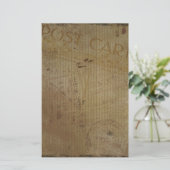 Briefkaart Achtergrond Journal Scrapbooking Briefpapier (Staand voorkant)